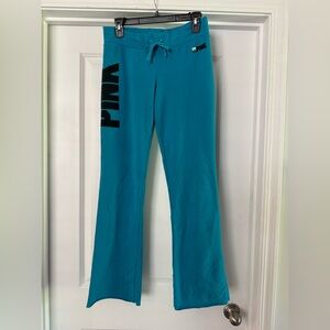 Y2K vintage Pink Flare/Wide Leg yoga lounge pants/sweatpants